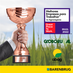 Barenbrug do Brasil conquista 3ª posição no ranking GPTW Agro 2022, destacando-se no setor de agronegócio.